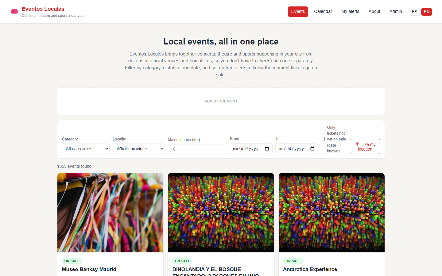 eventoslocales screenshot